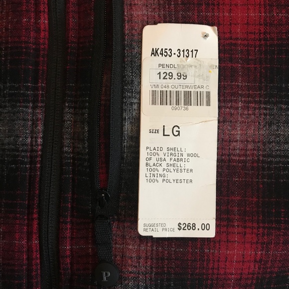 Pendleton Performance Coat - Plaid Ombre Wool - L - Picture 10 of 11